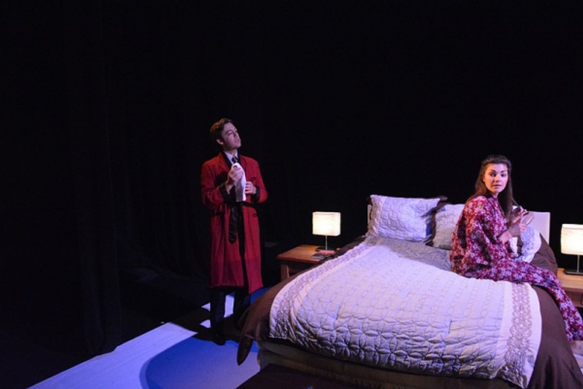 Jeffrey Gilpin (as Richard) and Anne Sorce (as Sarah) at 