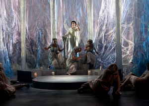 The goddess Diana (Jacqueline Antaramian) appears before her devoted votaresses and p Photo