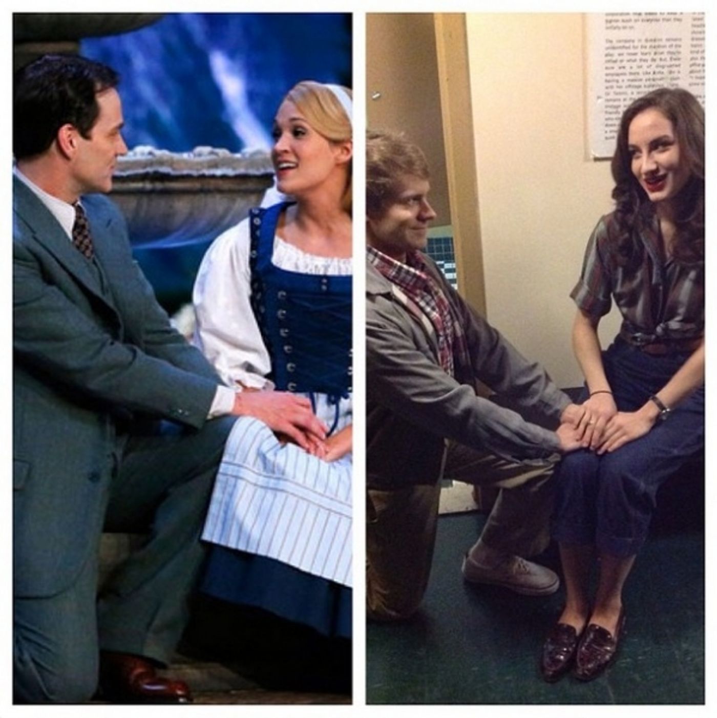 Photo Flash: Saturday Intermission Pics, Dec 7 - EVITA Tour Stacks a Game-Day Pyramid, KINKY BOOTS Celebrates GRAMMY Nom and More!  Image