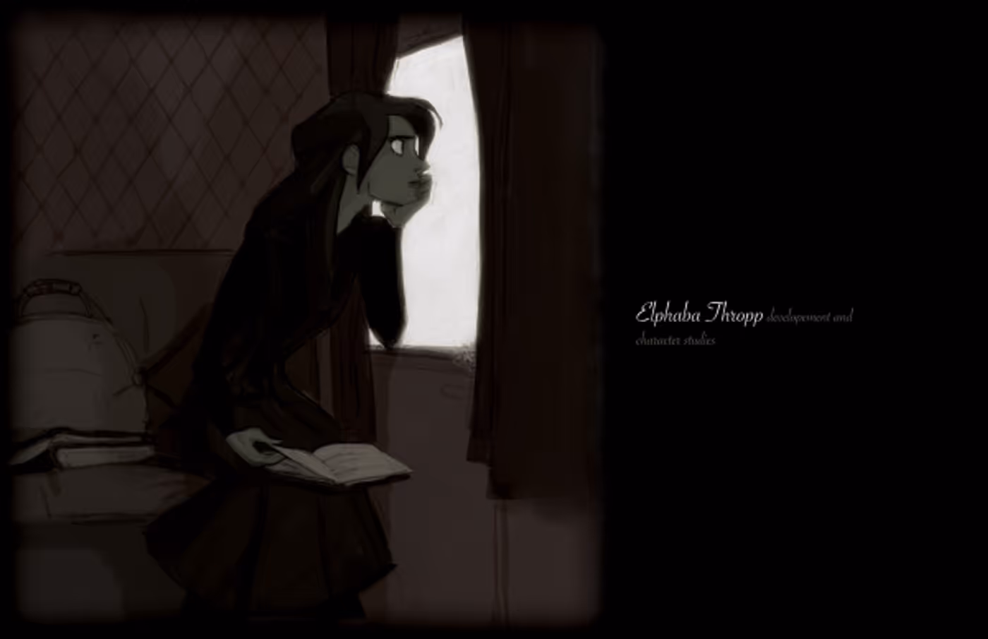 Photo Flash: WICKED As An Animated Film? Disney Artist Imagines Cartoon Elphaba, Glinda and More!  Image