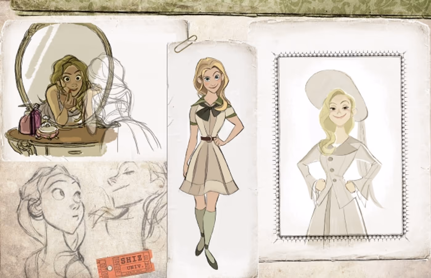 Photo Flash: WICKED As An Animated Film? Disney Artist Imagines Cartoon Elphaba, Glinda and More!  Image