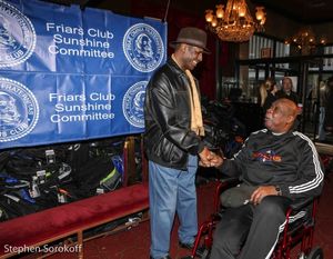 Michael Spinks, Boxing Champion & Cal Ramsey, NY Knicks @ BroadwayWorld Michael Spinks, Boxing Champion & Cal Ramsey, NY Knicks Photo
