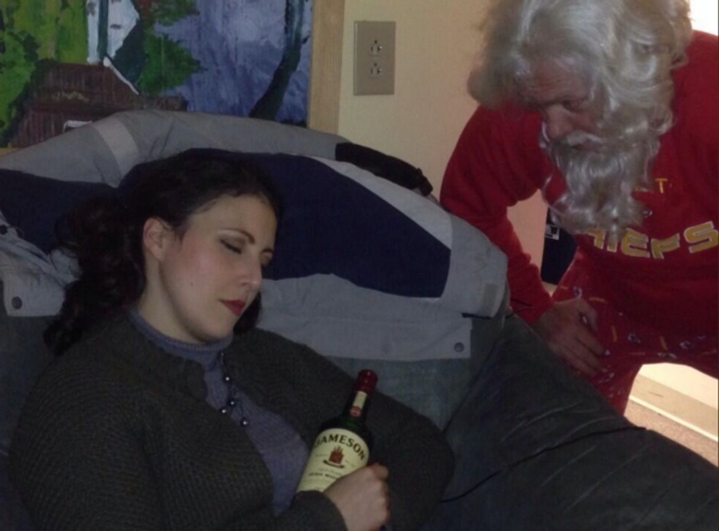 Photo Flash: Saturday Intermission Pics - Dec. 7 - Part 2 - Laura Osnes is 'One of the Guys' at CINDERELLA; Plus La Jolla's SIDE SHOW, 'PHANTOM' & EVITA Tours!  Image