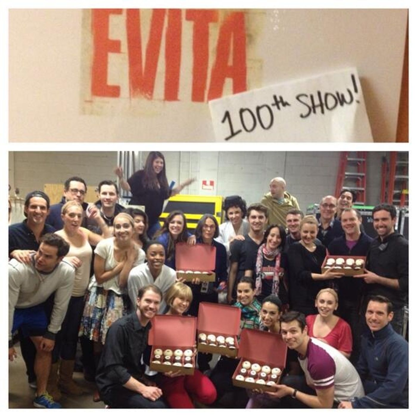 Photo Flash: Saturday Intermission Pics - Dec. 7 - Part 2 - Laura Osnes is 'One of the Guys' at CINDERELLA; Plus La Jolla's SIDE SHOW, 'PHANTOM' & EVITA Tours!  Image