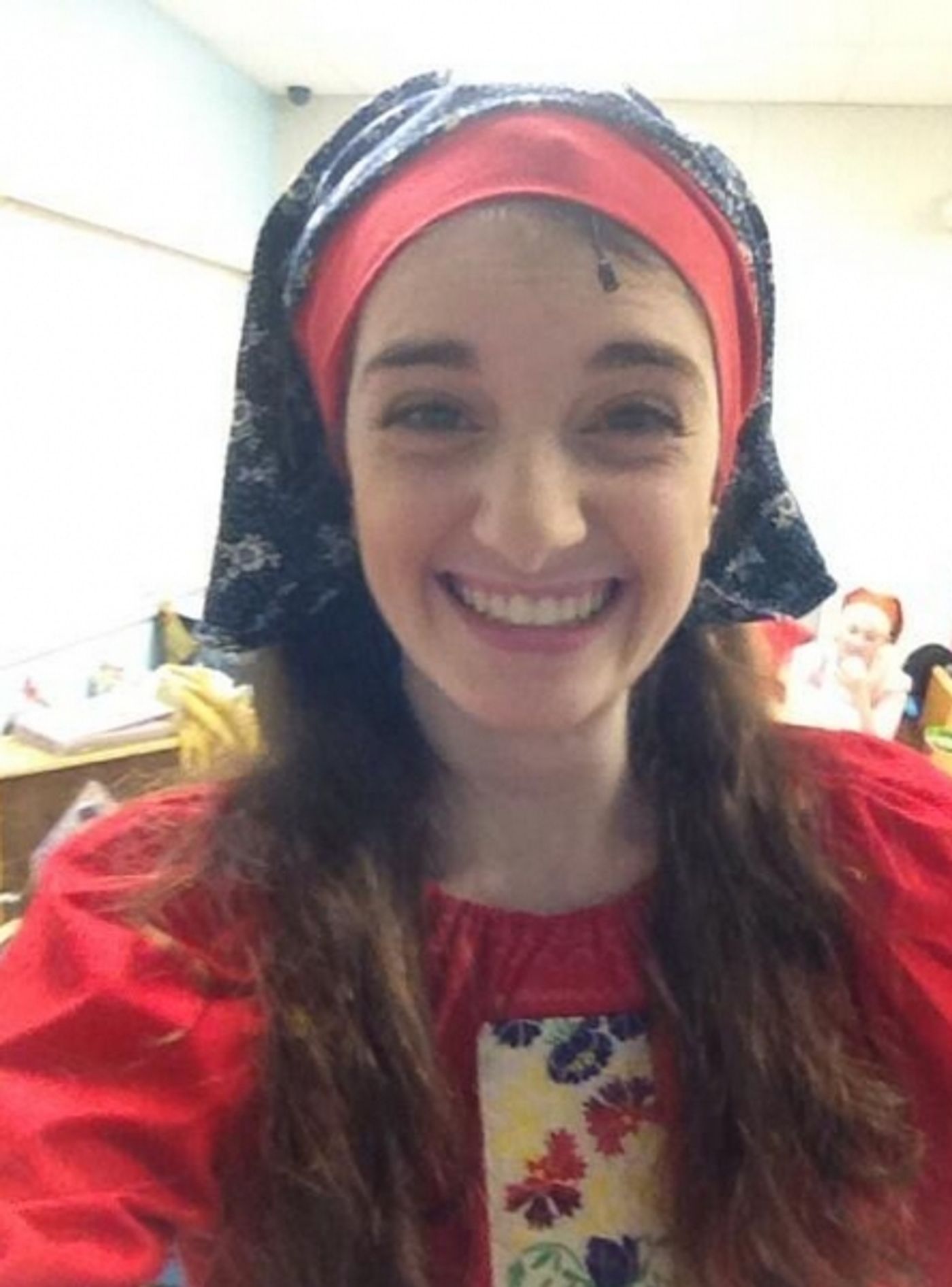 Photo Flash: Saturday Intermission Pics - Dec. 7 - Part 2 - Laura Osnes is 'One of the Guys' at CINDERELLA; Plus La Jolla's SIDE SHOW, 'PHANTOM' & EVITA Tours!  Image