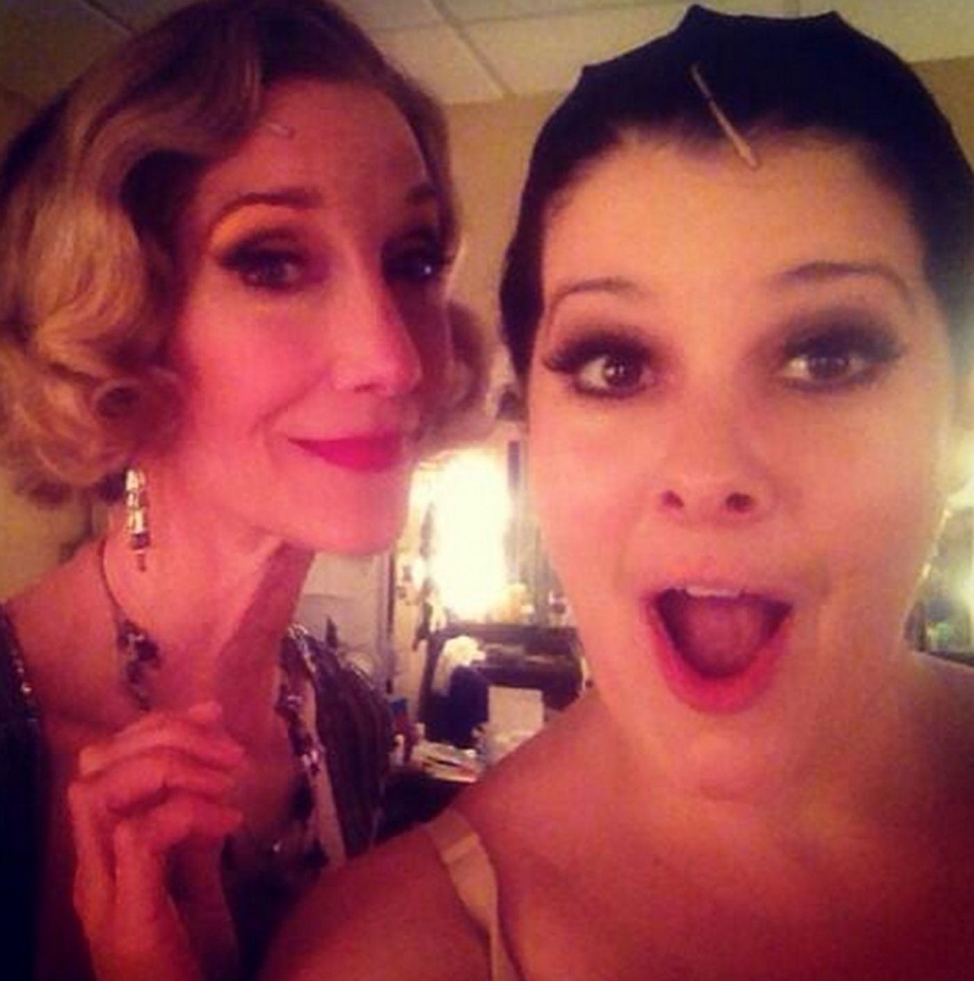 Photo Flash: Saturday Intermission Pics - Dec. 7 - Part 2 - Laura Osnes is 'One of the Guys' at CINDERELLA; Plus La Jolla's SIDE SHOW, 'PHANTOM' & EVITA Tours!  Image