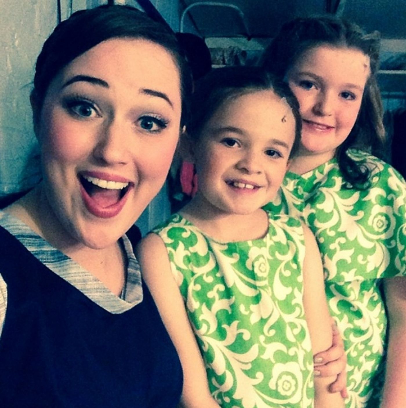 Photo Flash: Saturday Intermission Pics - Dec. 7 - Part 2 - Laura Osnes is 'One of the Guys' at CINDERELLA; Plus La Jolla's SIDE SHOW, 'PHANTOM' & EVITA Tours!  Image