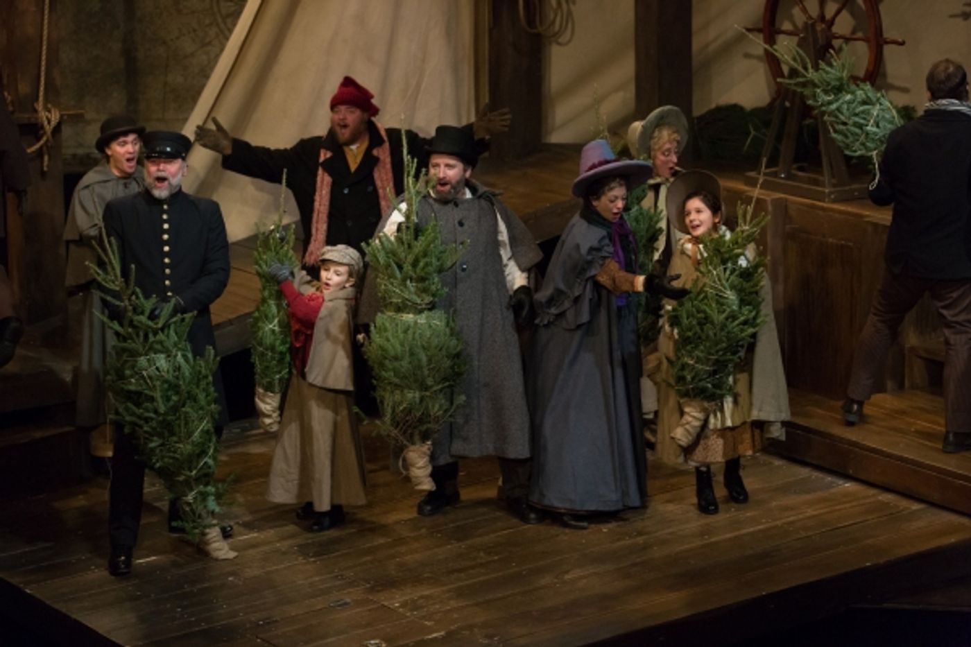 Photo Flash: First Look at Mercury Theater's THE CHRISTMAS SCHOONER Photo Flash: First Look at Mercury Theater's THE CHRISTMAS SCHOONER Image