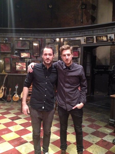 Photo Flash: West End and Broadway Unite! Declan Bennett Visits ONCE  Image