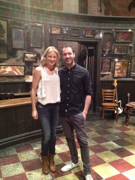 Photo Flash: West End and Broadway Unite! Declan Bennett Visits ONCE  Image