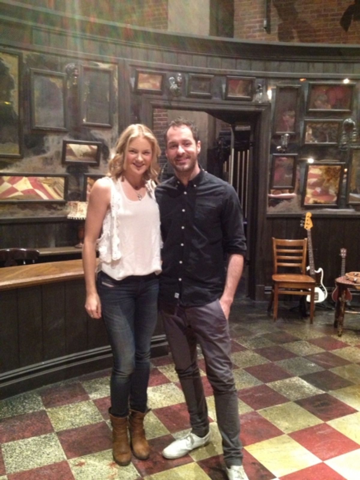 Joanna Christie, Declan Bennett at 