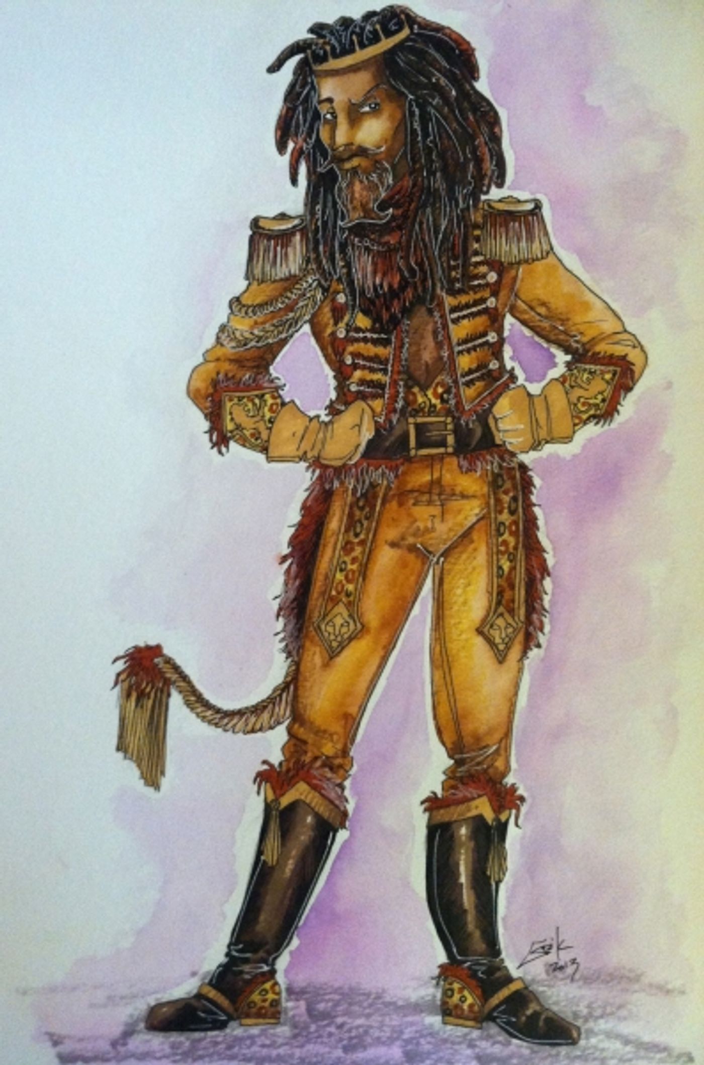 Photo Flash: Erik Teague's Costume Sketches for WNO's THE LION, THE UNICORN, AND ME Photo Flash: Erik Teague's Costume Sketches for WNO's THE LION, THE UNICORN, AND ME Image