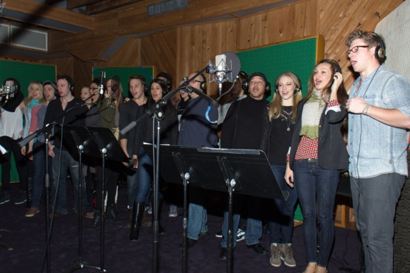 Photo Coverage: In the Recording Studio with Norbert Leo Butz, Kate Baldwin & the Cast of BIG FISH  Image