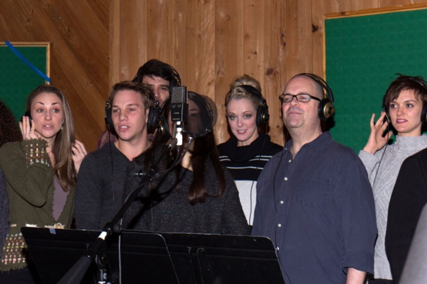 Photo Coverage: In the Recording Studio with Norbert Leo Butz, Kate Baldwin & the Cast of BIG FISH  Image