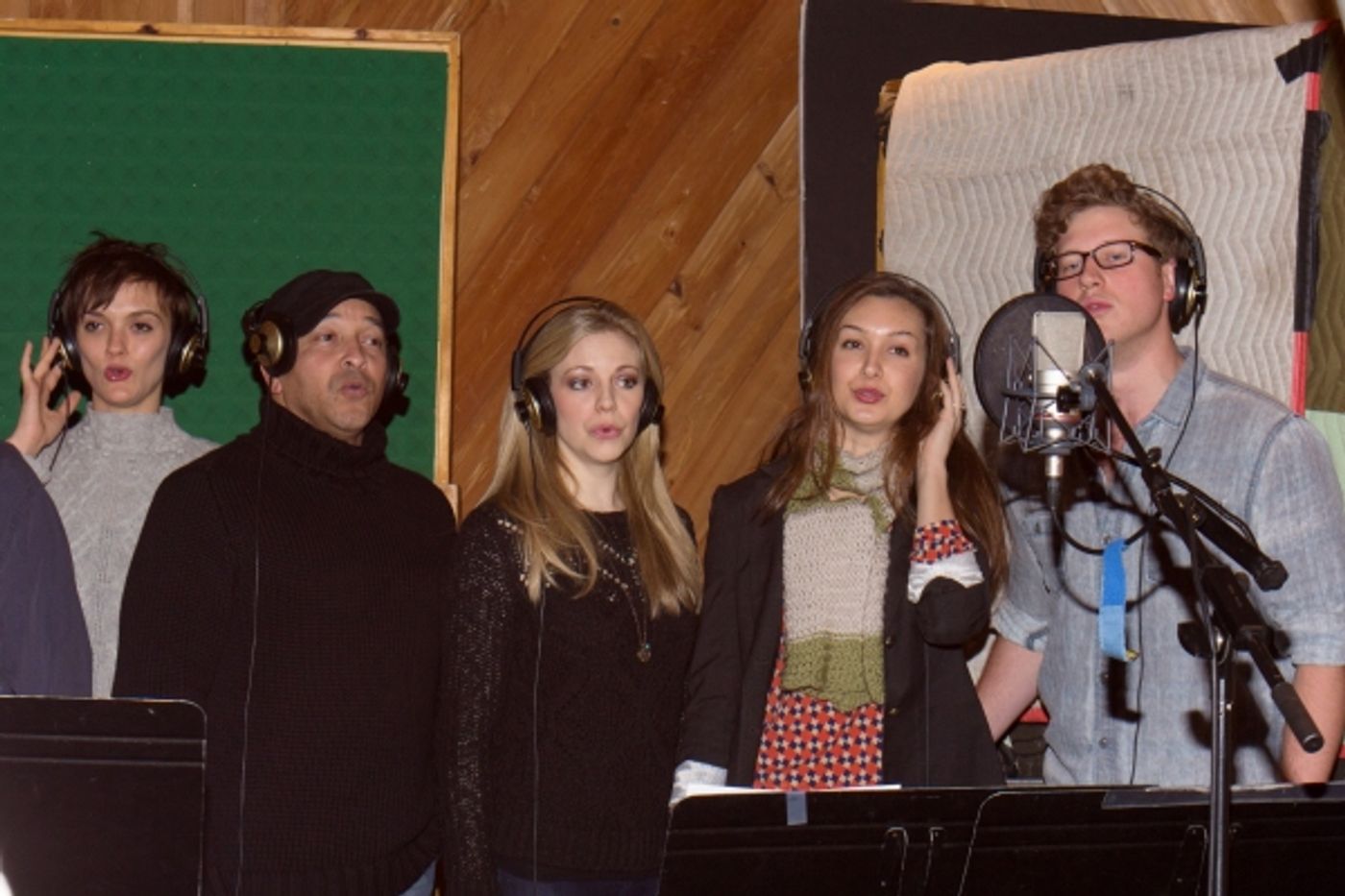 Photo Coverage: In the Recording Studio with Norbert Leo Butz, Kate Baldwin & the Cast of BIG FISH  Image