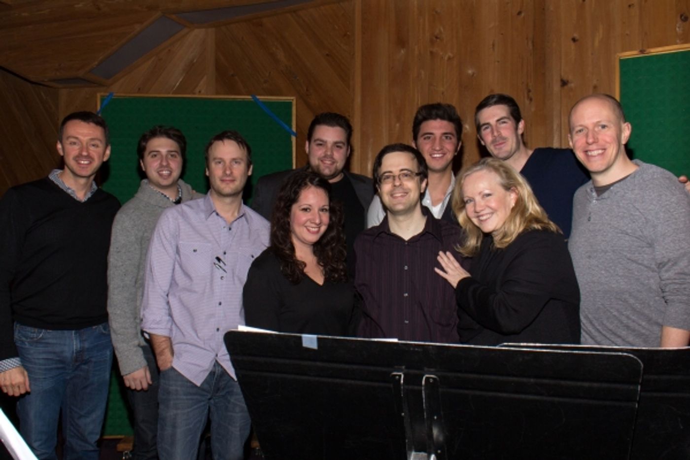 Photo Coverage: In the Recording Studio with Norbert Leo Butz, Kate Baldwin & the Cast of BIG FISH  Image