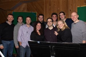 Andrew Lippa, Michael Croiter, Van Dean, Dominick LaRuffa, Jr., Susan Stroman, Rob Hi Photo