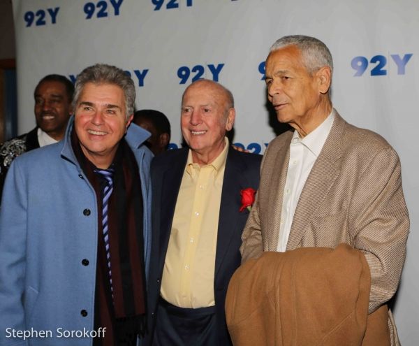 Steve Tyrell, Mike Stoller, Julian Bond Photo