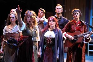 Sarah Scanlon as Sallie, Jenifer Starewhich as Pea, Cory Aiello as Diggs, Kate Nawrocki as Tasha, Dan Behrendt as Leopold and Elizabeth Bagby as The Captain @ BroadwayWorld Sarah Scanlon as Sallie, Jenifer Starewhich as Pea, Cory Aiello as Diggs, Kate Nawroc Photo