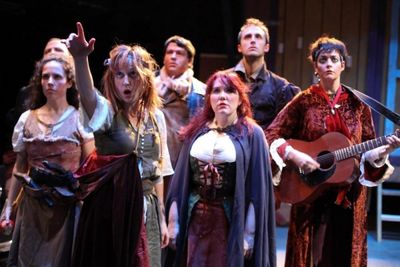 Sarah Scanlon as Sallie, Jenifer Starewhich as Pea, Cory Aiello as Diggs, Kate Nawroc Photo