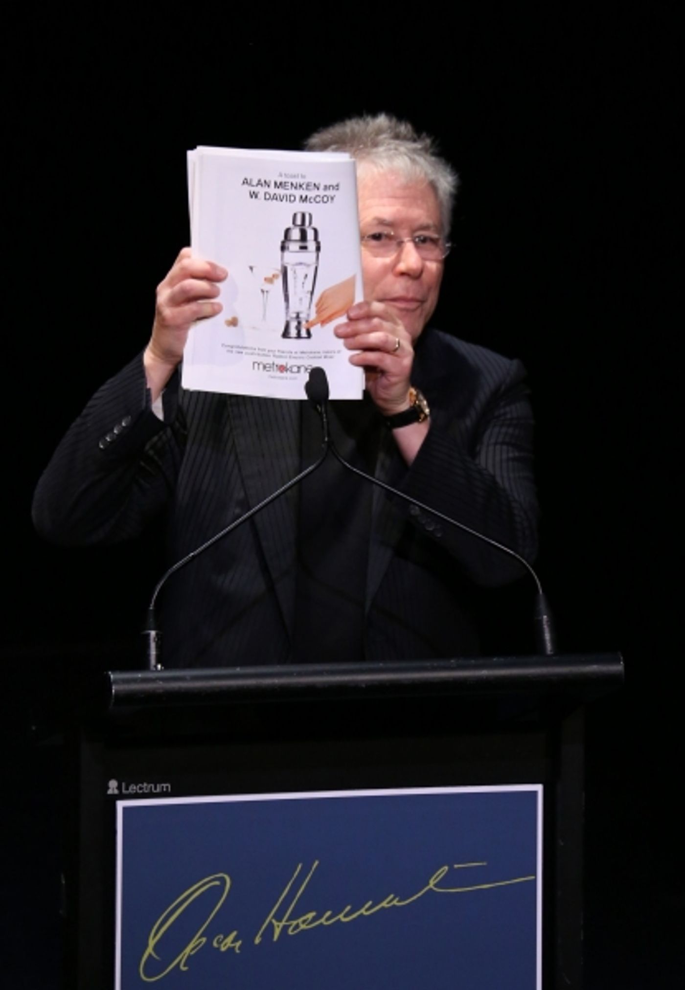 Photo Coverage: Sierra Boggess, Norm Lewis, Zachary Levi & More Tribute Alan Menken at Oscar Hammerstein Awards!  Image