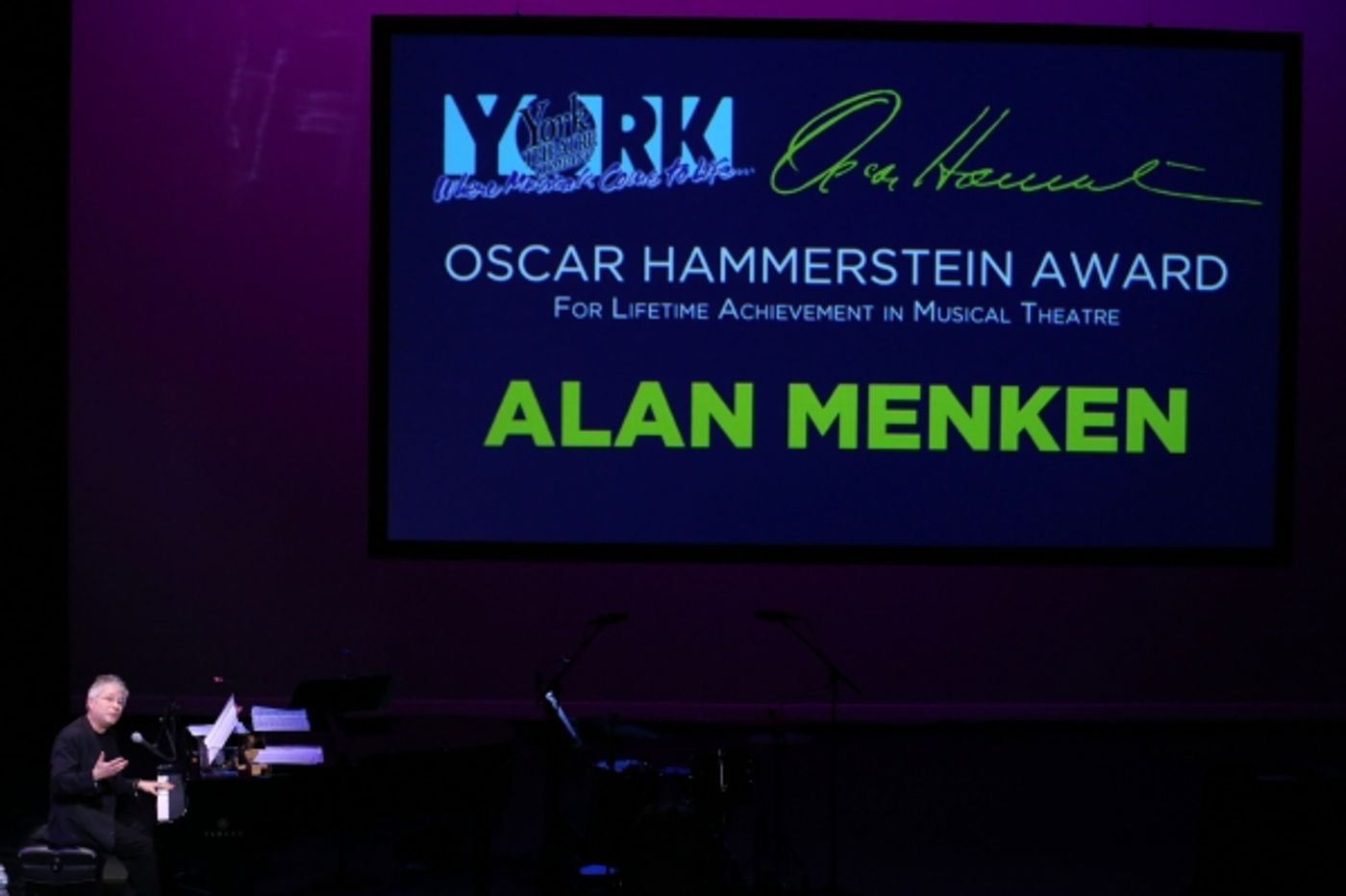 Photo Coverage: Sierra Boggess, Norm Lewis, Zachary Levi & More Tribute Alan Menken at Oscar Hammerstein Awards!  Image