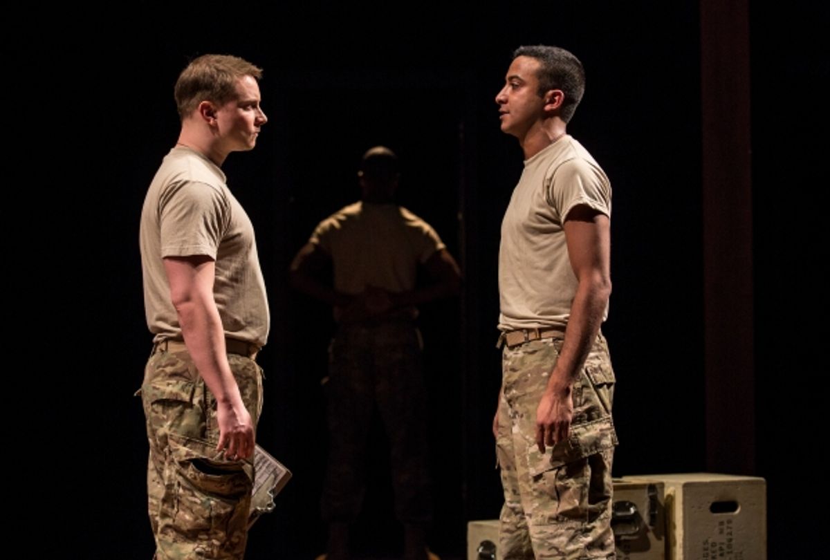 Steve Wojtas (Sarge) and Adam Poss (Julian Flores) at 