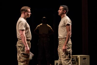 Steve Wojtas (Sarge) and Adam Poss (Julian Flores) Photo