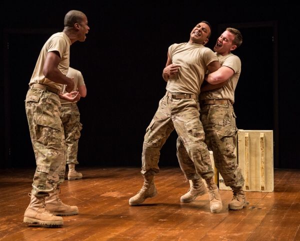 Sean Parris (Jackson), Adam Poss (Julian Flores) and Nick Horst (Evans) Photo