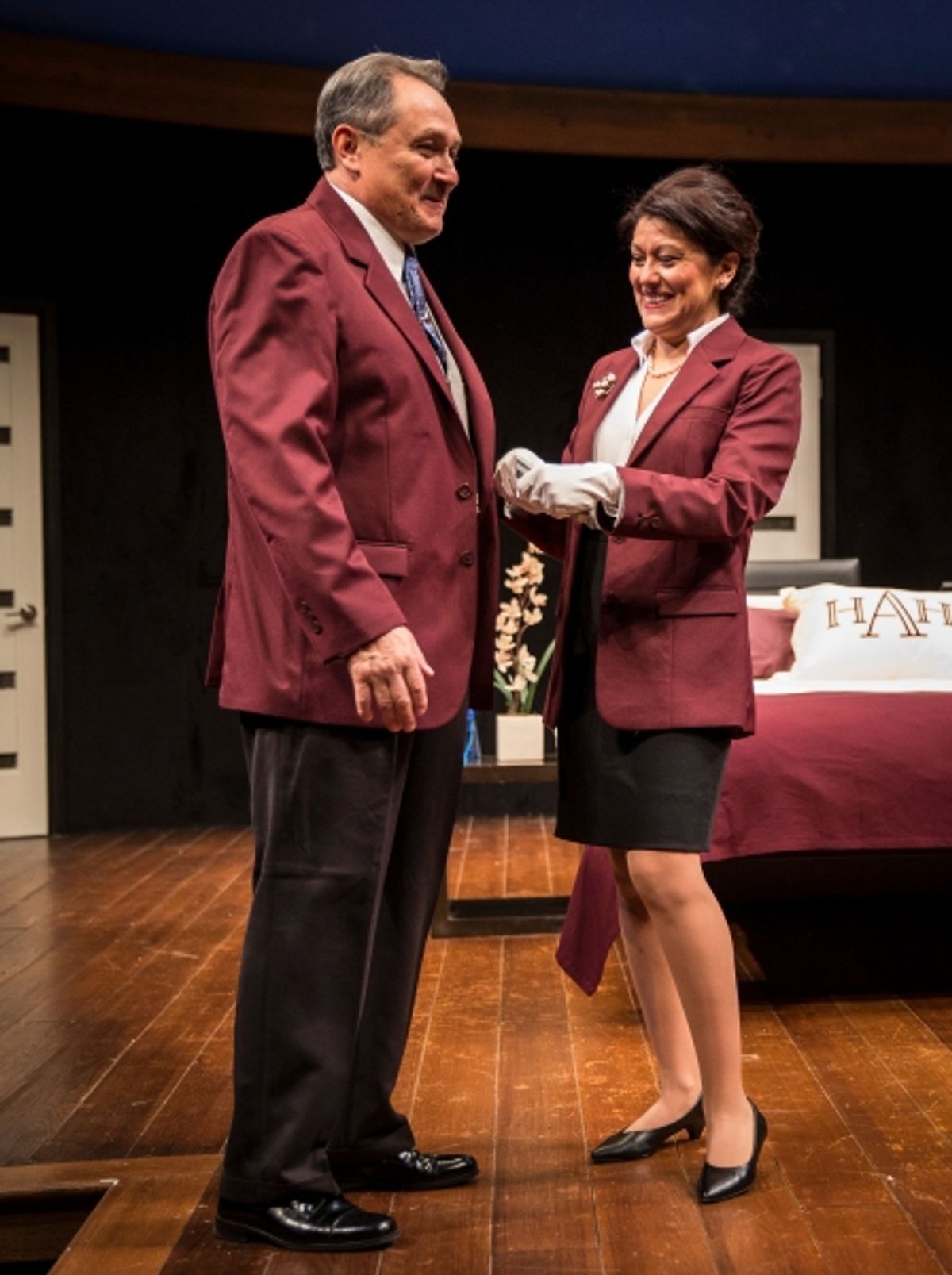 Ricardo Gutierrez (Jeffrey) and Sandra Marquez (Dia) at 