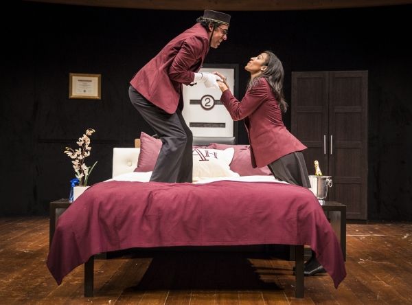 Gabriel Ruiz (Harvey) and Tawny Newsome (Ella)  Photo