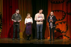 Brian J. Smith, Celia Keenan-Bolger, Zachary Quinto, Cherry Jones @ BroadwayWorld Brian J. Smith, Celia Keenan-Bolger, Zachary Quinto, Cherry Jones Photo
