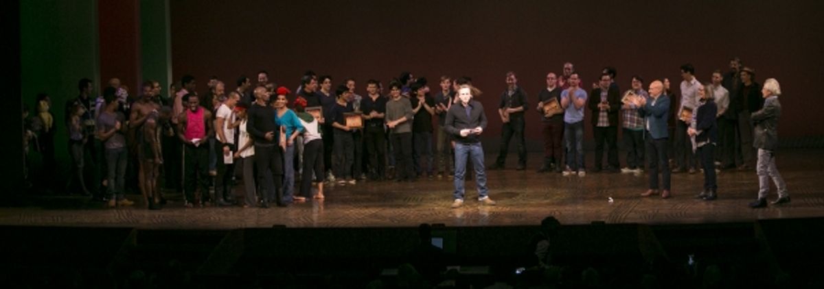 Daniel Craig and the Gypsy of the Year Performers at 