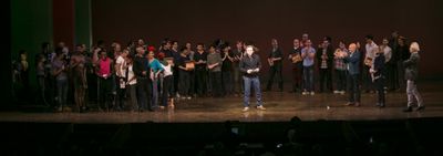 Daniel Craig and the Gypsy of the Year Performers Photo