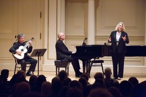 Vocalist: Shirley Ritenour; Accompanist: Jeffrey Harris; Guitarist: Andrew Schulman Photo