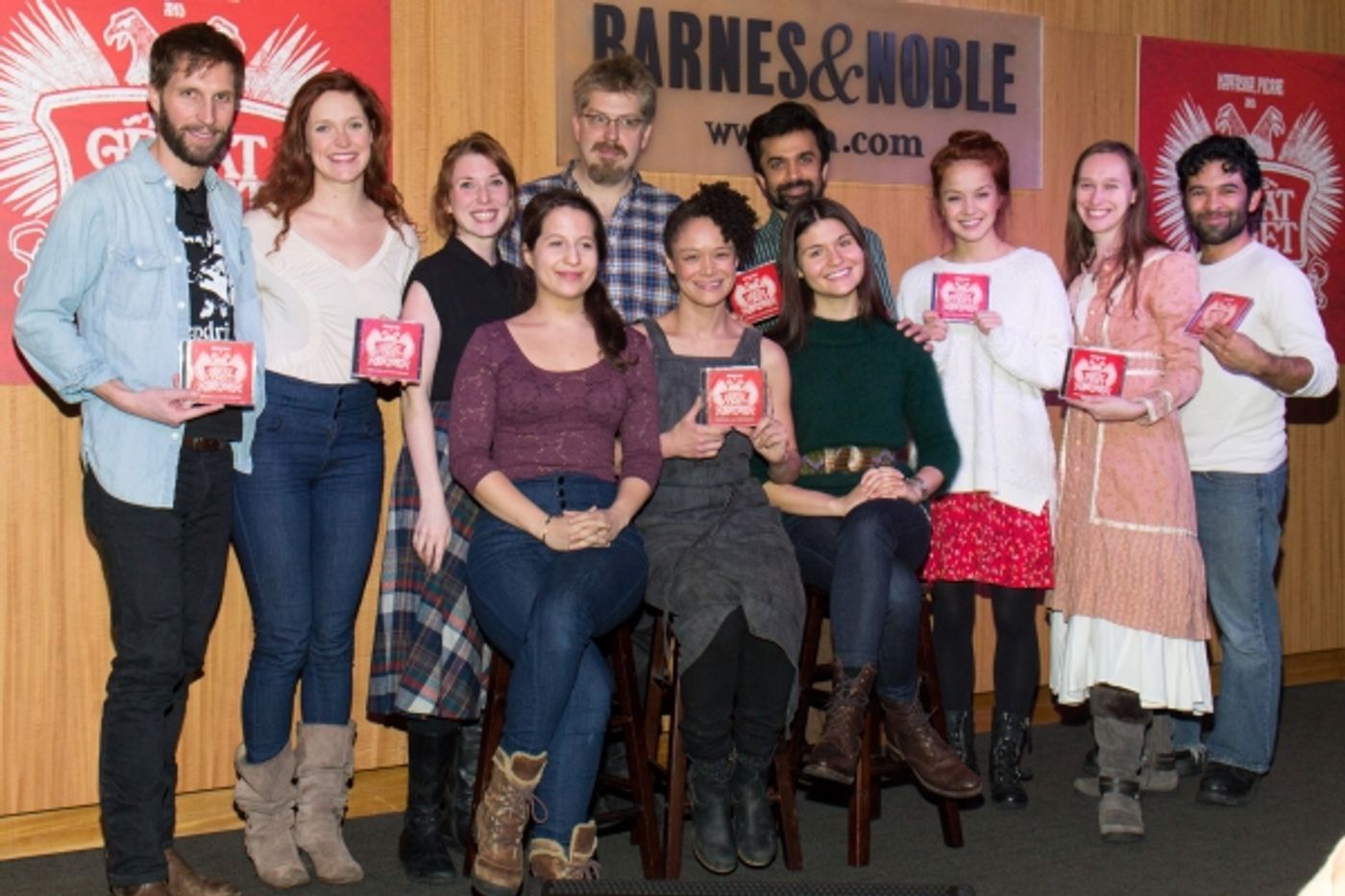 Photo Coverage: NATASHA, PIERRE AND THE GREAT COMET OF 1812 Celebrates Album Release at Barnes & Noble Photo Coverage: NATASHA, PIERRE AND THE GREAT COMET OF 1812 Celebrates Album Release at Barnes & Noble Image