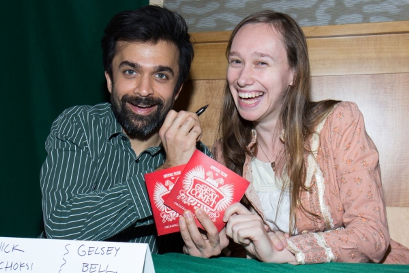 Photo Coverage: NATASHA, PIERRE AND THE GREAT COMET OF 1812 Celebrates Album Release at Barnes & Noble Photo Coverage: NATASHA, PIERRE AND THE GREAT COMET OF 1812 Celebrates Album Release at Barnes & Noble Image