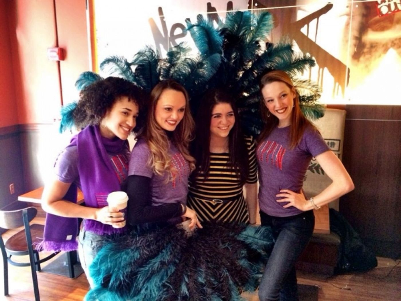 Photo Flash: PIPPIN's Sabrina Harper, Gabrielle McClinton & Bethany Moore Visit Coffee Bean & Tea Leaf  Image
