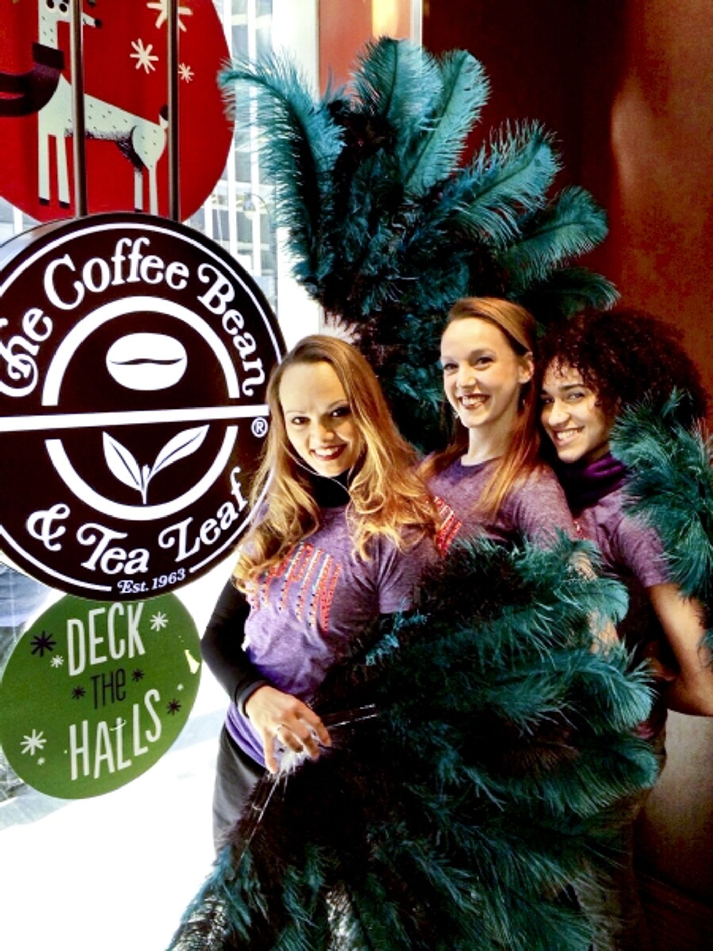 Photo Flash: PIPPIN's Sabrina Harper, Gabrielle McClinton & Bethany Moore Visit Coffee Bean & Tea Leaf  Image