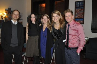 David Hyde Pierce, Mary Louise Parker, Kelli O''Hara, Victoria Clark, and Huntrer Rya Photo