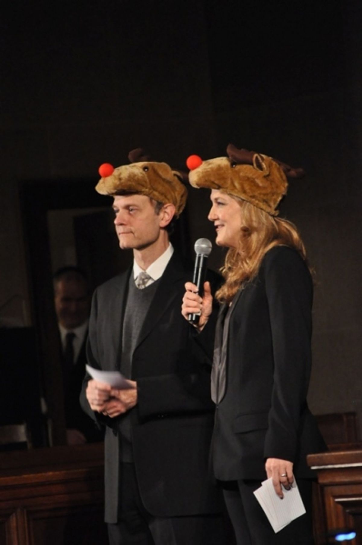 David Hyde Pierce and Victoria Clark at 