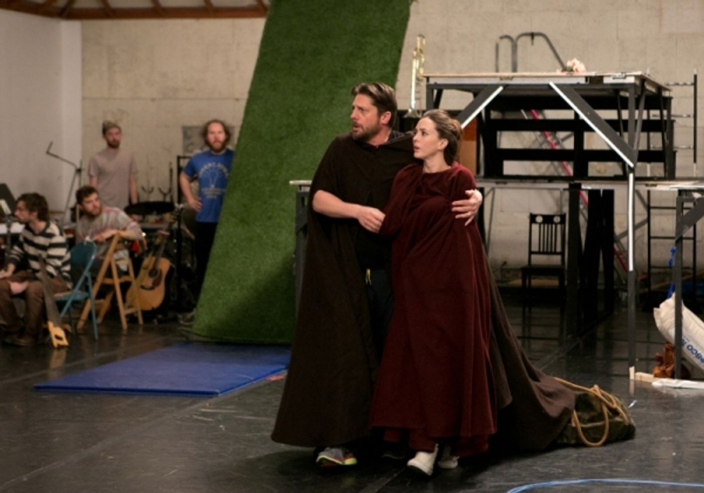 Photo Flash: First Look at Rehearsals for A.R.T.'s THE HEART OF ROBIN HOOD  Image