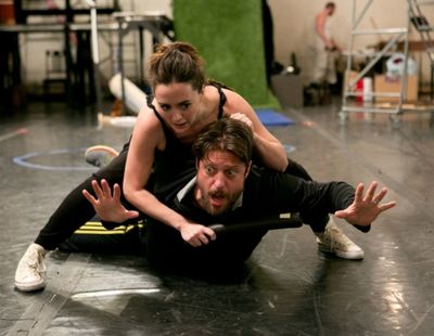 Christina Bennett Lind and Christopher Sieber Photo