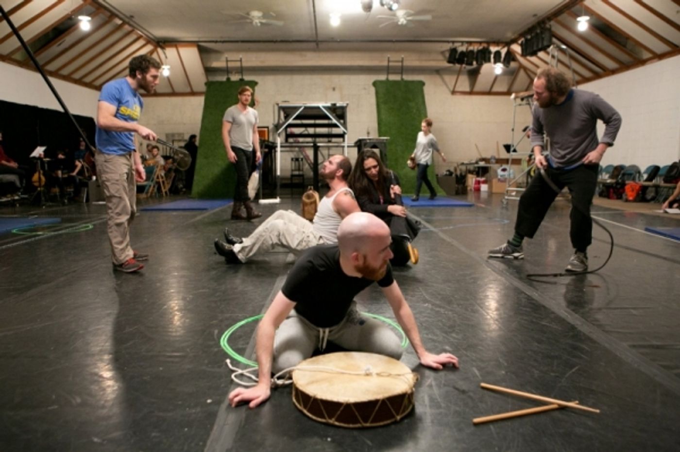 Photo Flash: First Look at Rehearsals for A.R.T.'s THE HEART OF ROBIN HOOD  Image