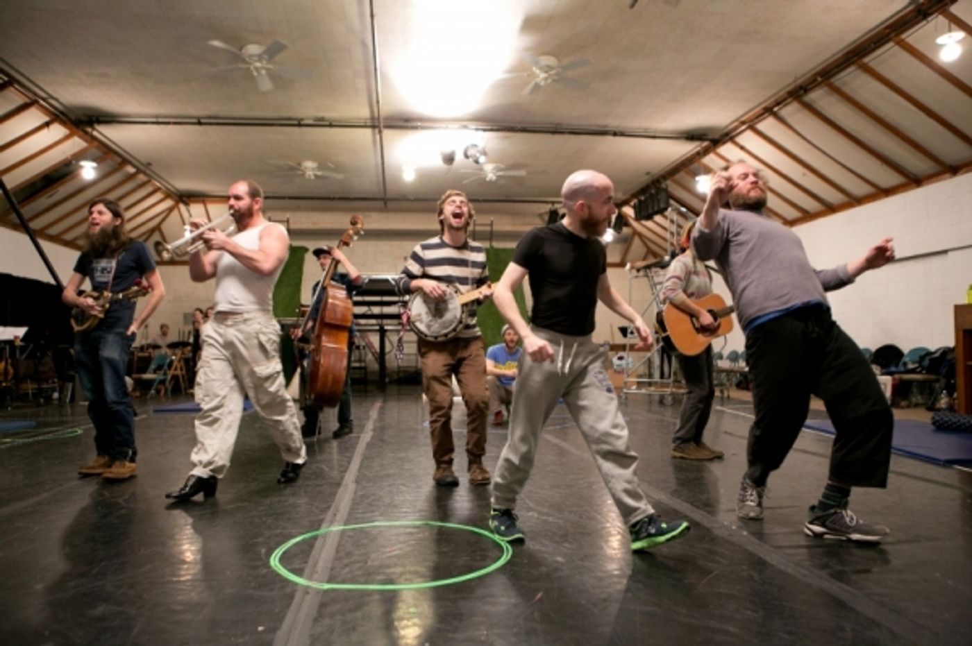 Photo Flash: First Look at Rehearsals for A.R.T.'s THE HEART OF ROBIN HOOD  Image