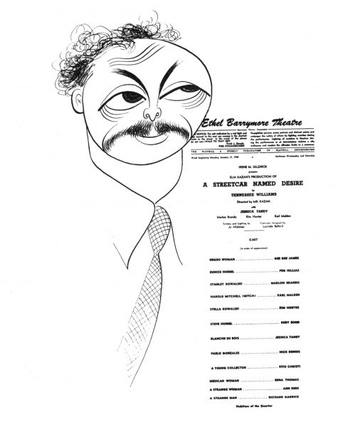Photo Flash: Marlon Brando, Arthur Miller & More Immortalized by Hirschfeld; First Look at NYPL's THE LINE KING Exhibit! — photo 3 of 22