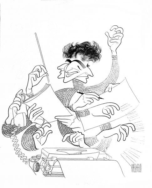 Photo Flash: Marlon Brando, Arthur Miller & More Immortalized by Hirschfeld; First Look at NYPL's THE LINE KING Exhibit! — photo 18 of 22