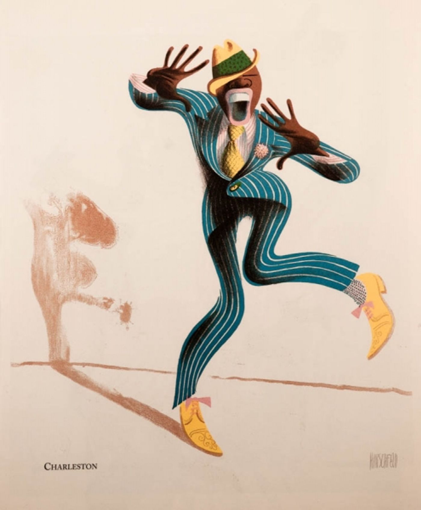 Photo Flash: Marlon Brando, Arthur Miller & More Immortalized by Hirschfeld; First Look at NYPL's THE LINE KING Exhibit!  Image