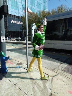 Jason Broussard as Buddy. @ BroadwayWorld Jason Broussard as Buddy. Photo