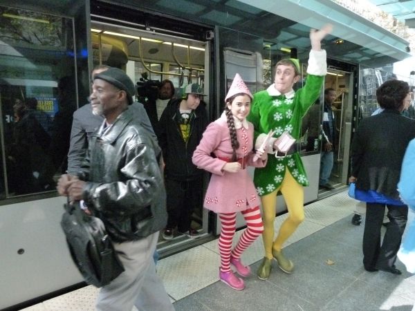Alexa Margo as Peppermint Stix & Jason Broussard as Buddy. Photo